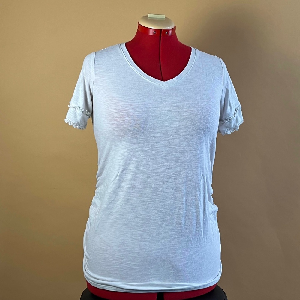 White Isabel Maternity Top – Size Small